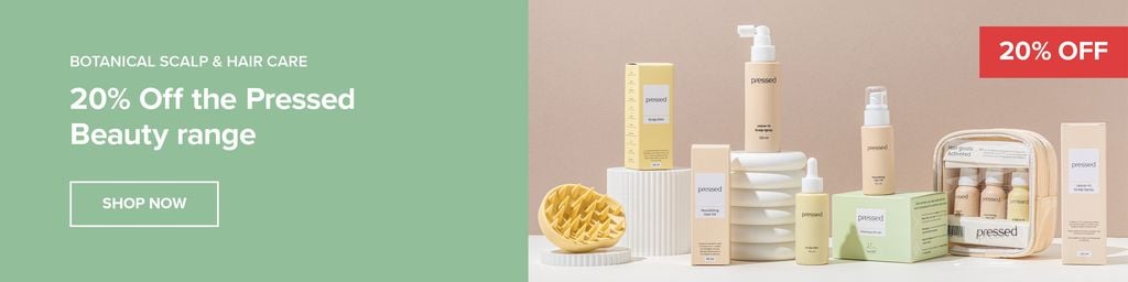 20% Off Pressed Beauty Range